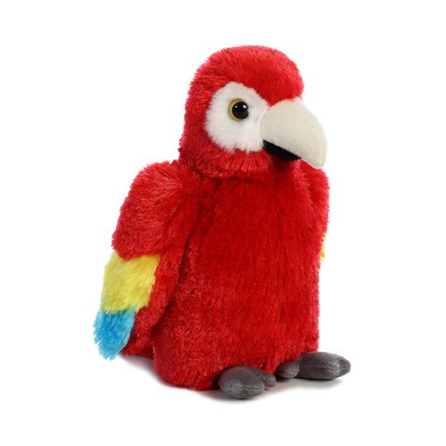 Mini Flopsies Scarlet Macaw Parrot 8in