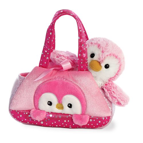 Fancy Pals Peek-a-boo Penguin Pink