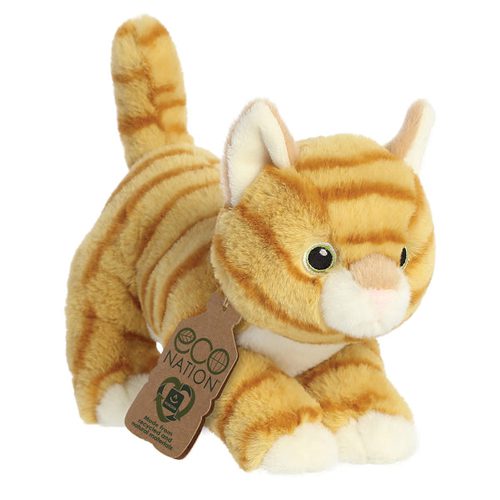 Eco Nation Orange Tabby Cat 8.5In