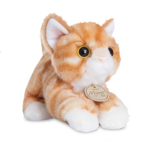 MiYoni Orange Tabby Cat 8In