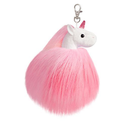 Sparkle Tales Fluffy Unicorn Keyclip