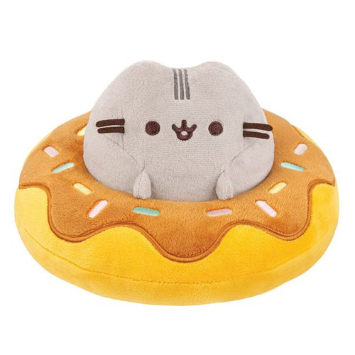 Pusheen in a Chocolate Donut