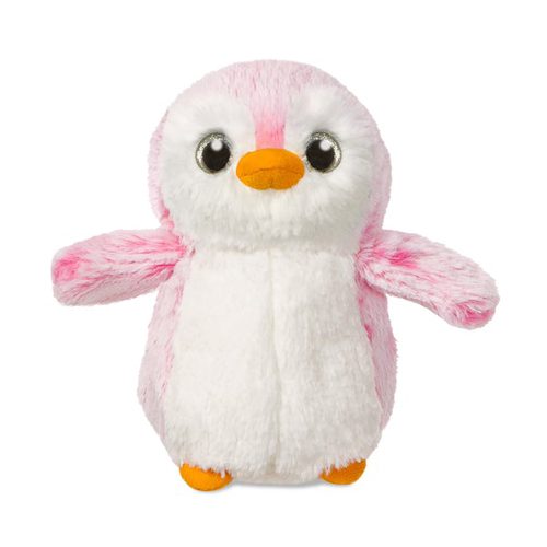 Pompom Penguin Pink 6in