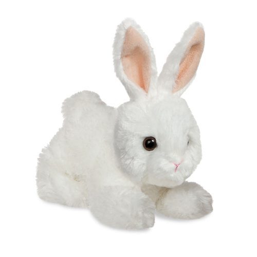 Mini Flopsies Baby Bunny White 8in