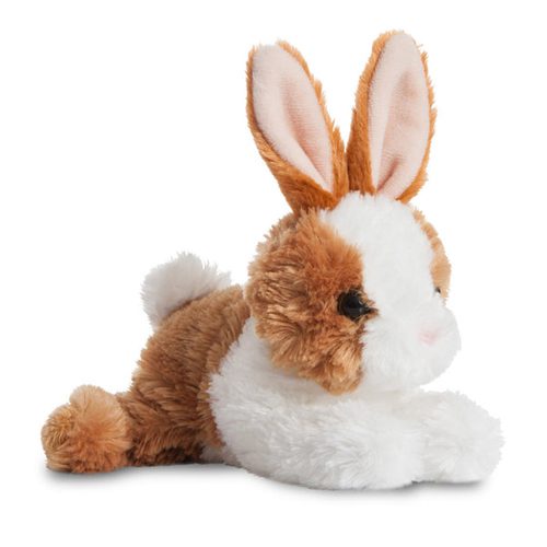 Mini Flopsies Baby Bunny Brown/white 8in