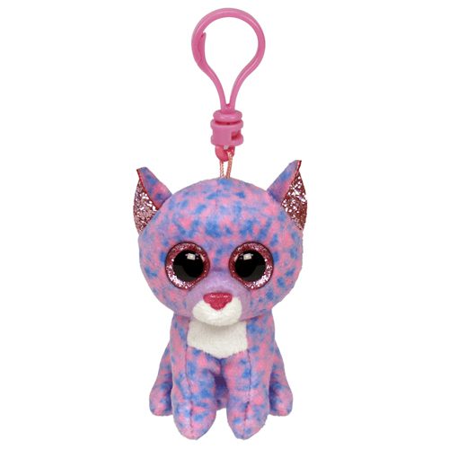 Cassidy Lavender Cat - Boo - Key Clip