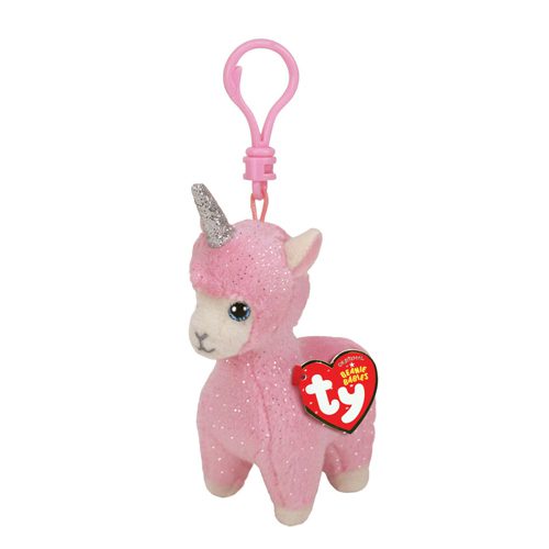 Lana Pink Llama - Beanie - Key Clip