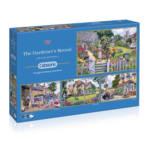 The Gardener's Round Puzzle (4 x 500 pieces)