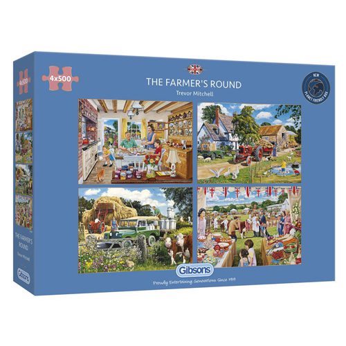 The Farmer's Round Puzzle (4 x 500 pieces)