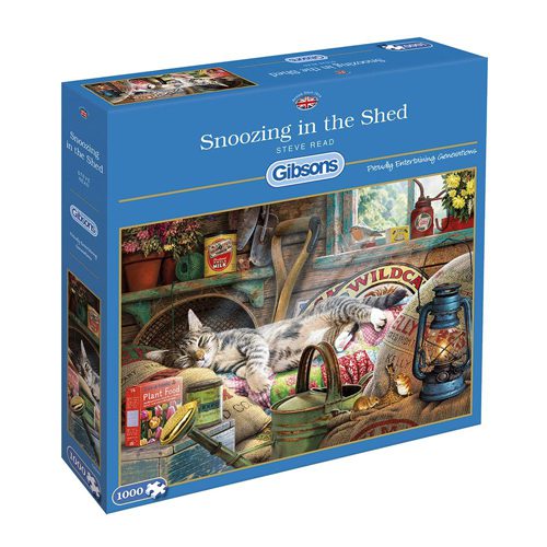 Snoozing In The Shed Puzzle (1000 pieces)