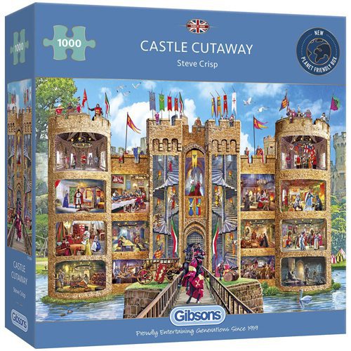 Castle Cutaway Puzzle (1000 pieces)