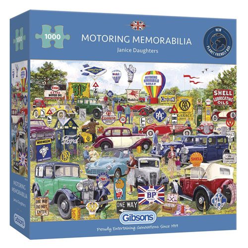 Motoring Memorabilia Puzzle (1000 pieces)