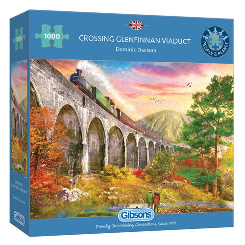 Crossing Glenfinnan Viaduct (1000pc)