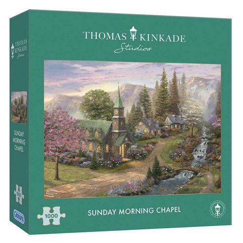 Thomas Kinkade: Sunday Morning Chapel