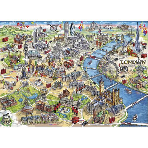 London Landmarks Puzzle (1000+ pieces)