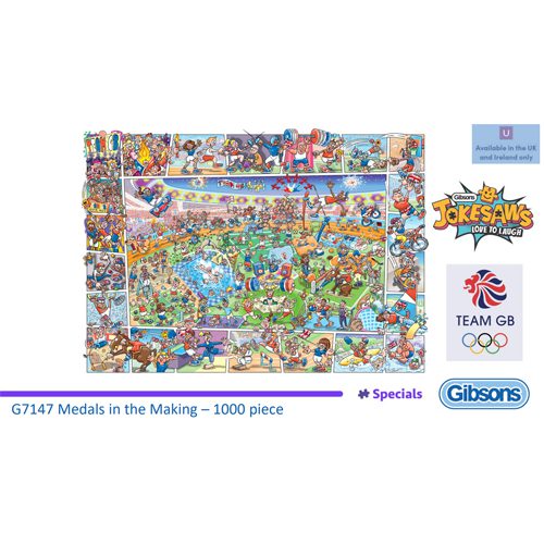 Team GB: Medals in the Making (1000pc)