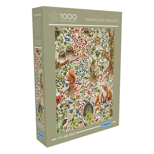 The Art File: Woodland Wildlife 1000 Piece Jigsaw Puzzle