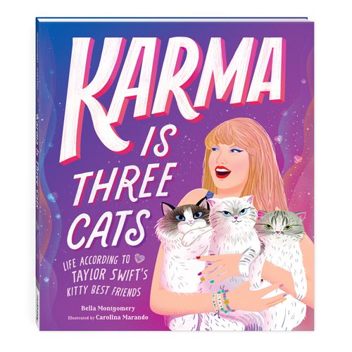 Karma Is Three Cats - Hardback