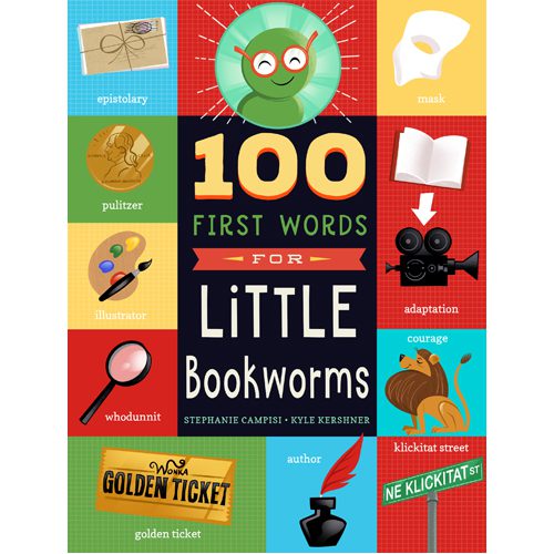 100 First Words for Little Bookworms - Board Book