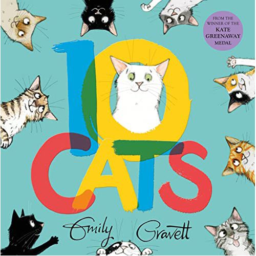 10 Cats: A chaotic colourful counting book - Paperback