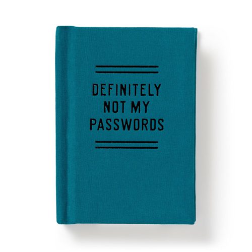 Definitely Not My Passwords - Password Diary - Paperback