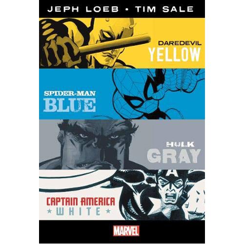 Marvel Knights: Jeph Loeb & Tim Sale: Yellow, Blue, Gray & White Omnibus - Hardback