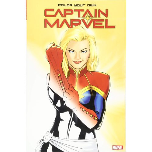 Color Your Own Captain Marvel - Paperback