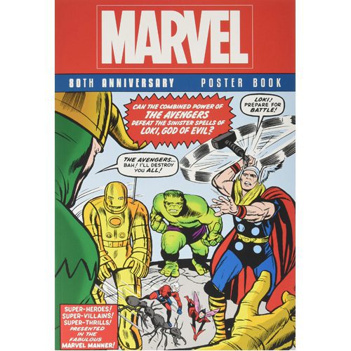 Marvel 80th Anniversary Poster Book - Paperback